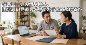 住宅ローンの借り換え、固定費の見直しの中でどう位置づけるか