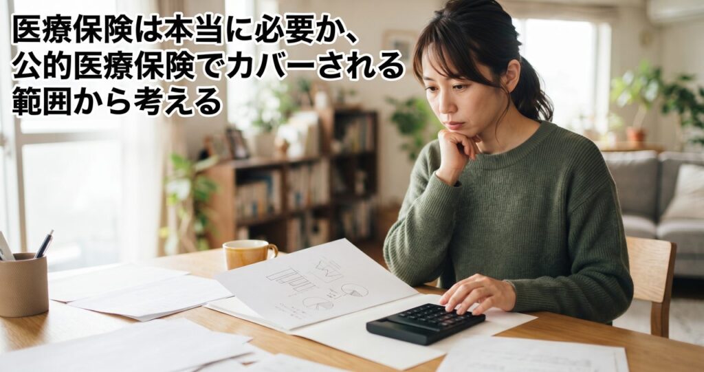 医療保険は本当に必要か、公的医療保険でカバーされる範囲から考える