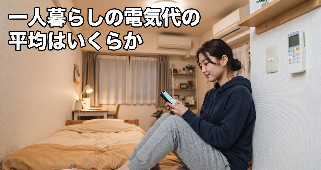 一人暮らしの電気代の平均はいくらか